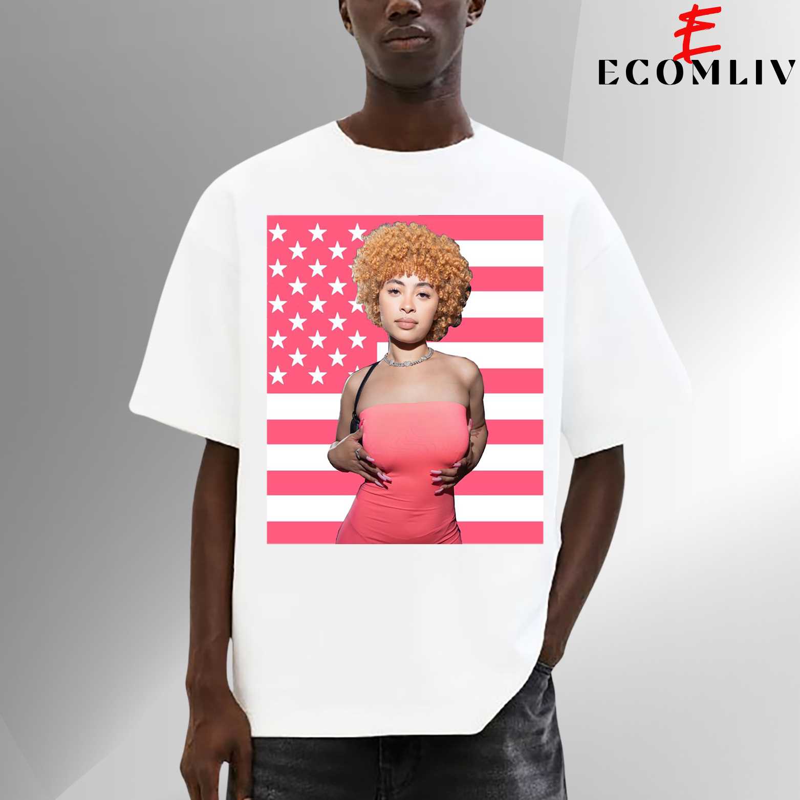 Rap Star Graphic Tee, Ice Spice Vibe Unisex Shirt